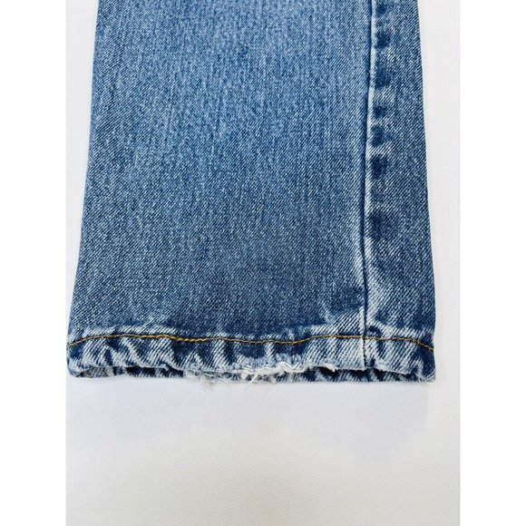 Vintage Levis 512 Slim Fit Tapered Leg Distressed Jeans USA - Picture 12 of 12